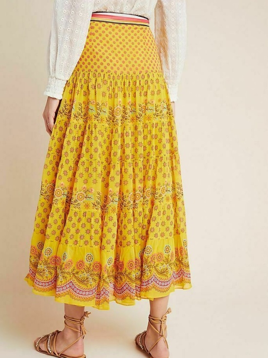 Anthropologie Dresses & Skirts - Anthropologie Tanvi & Kedia Calinda Beaded Maxi Skirt Size 2